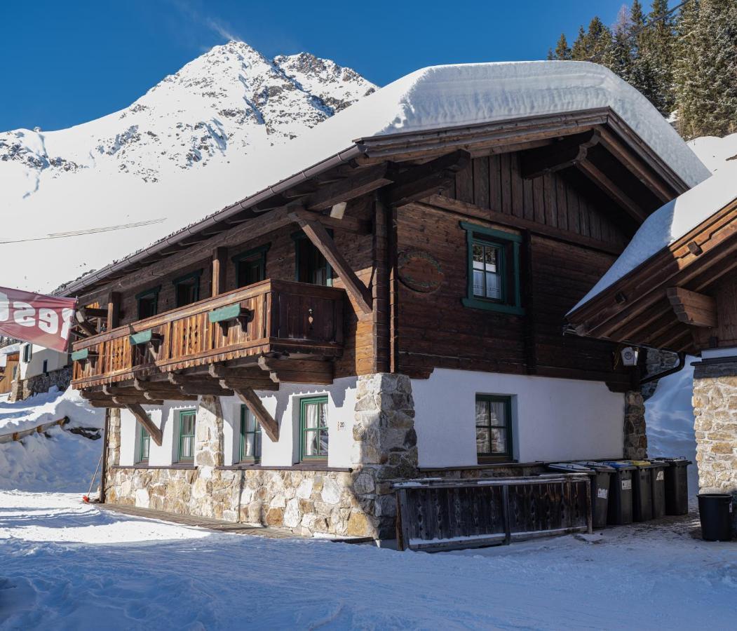 Hotel Silbertal - Almhuetten Sölden Buitenkant foto