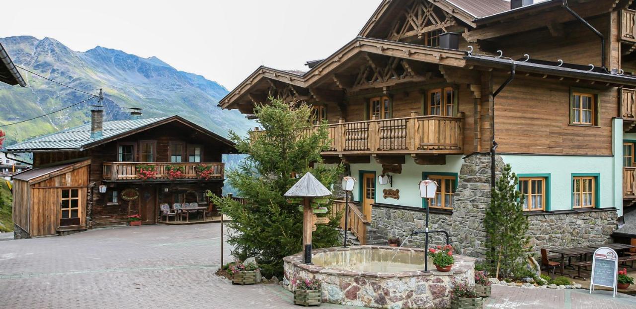 Hotel Silbertal - Almhuetten Sölden Buitenkant foto
